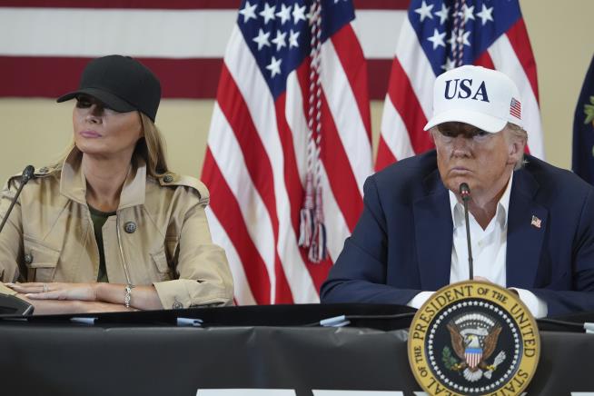 Trumps Tour Devastation, Meet With Texas Families