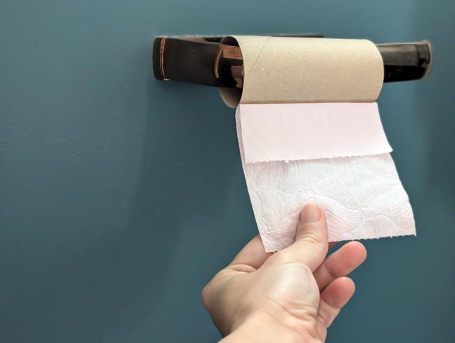 On an Empty TP Roll, a Long-Lost Message