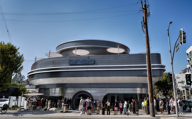 Man Says Wife Was Hit by Falling Furniture at Tesla Diner