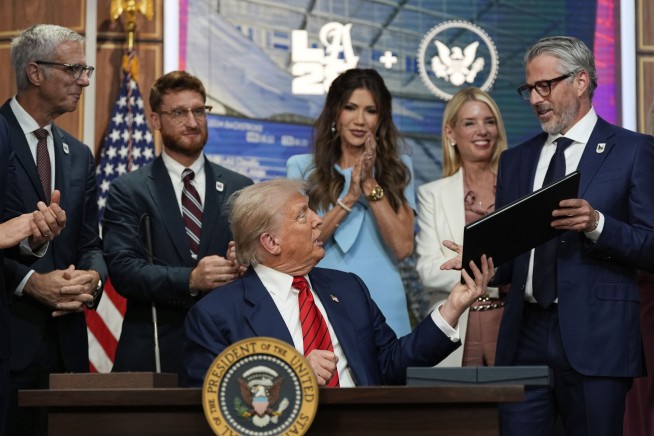 Trump Is Leading 2028 Olympics Task Force