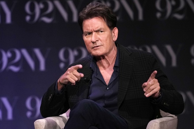 Charlie Sheen Suggests He's Been Celibate for 8 Years