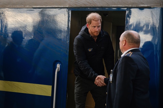 Prince Harry Makes Surprise Trip to Ukraine