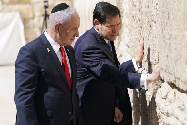As Tension Lingers, Rubio Visits Israel