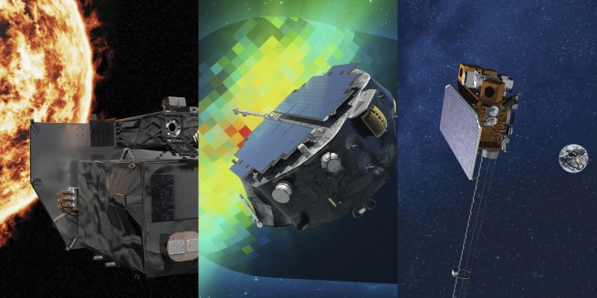 SpaceX Carries 3 NASA Satellites to Watch Solar Storms