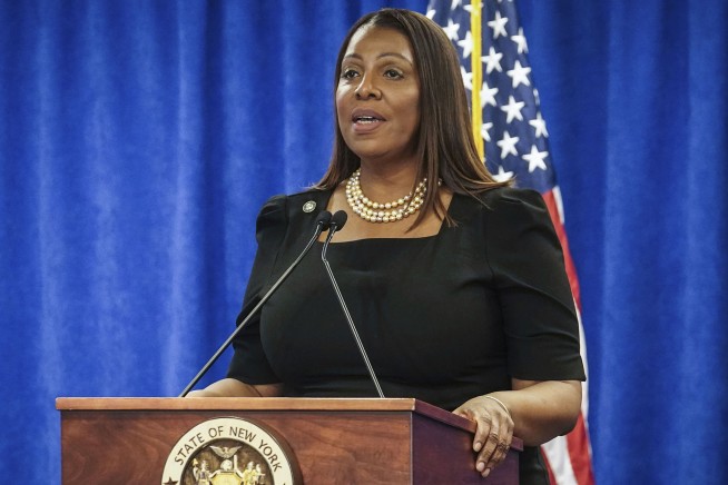 Justice Department Wins Charges Against Letitia James