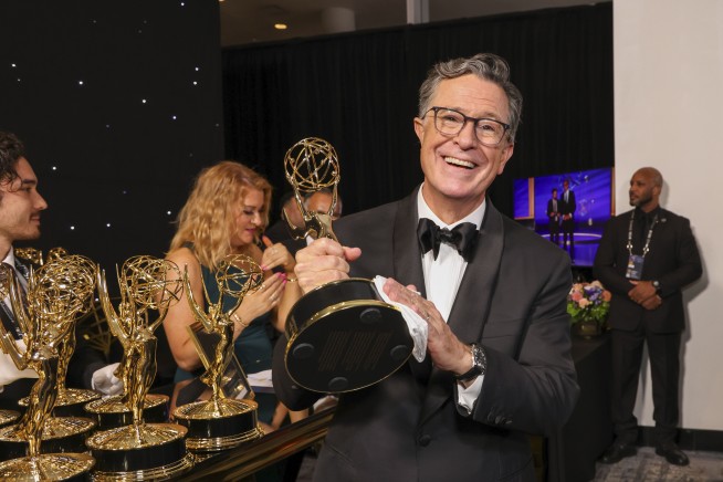 Stephen Colbert Beams Into His Next TV Role