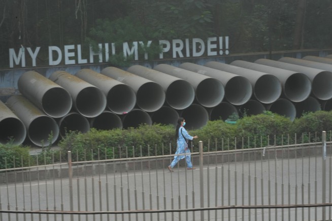 After Celebrations, India's Capital Finds Itself in a Haze