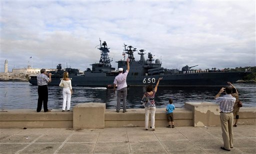 Russian Warships Dock at Havana Bay