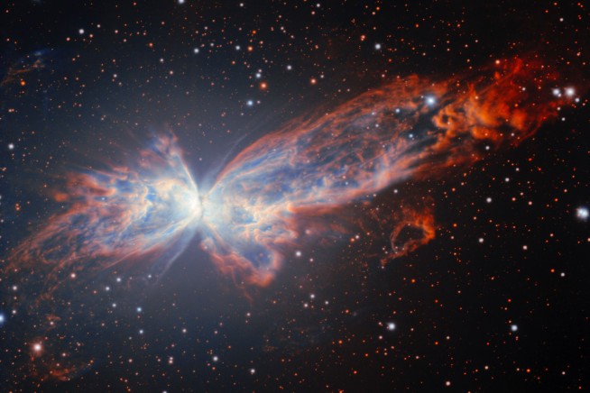 Telescope Captures Stunning Picture of a Cosmic Butterfly