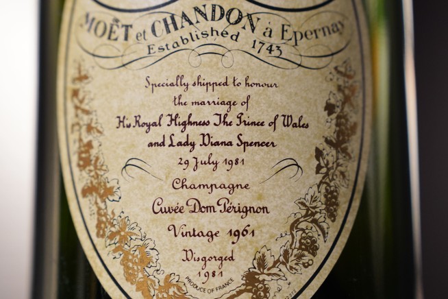 Bottle of Bubbly From Charles, Diana's Wedding Doesn't Sell