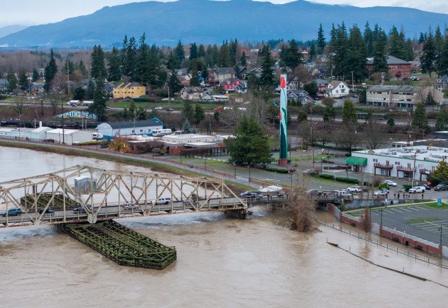 Washington Floods Wash Away Homes