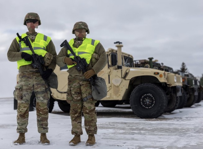 To Stand Out From ICE, Minn. National Guard Dons Neon Vests