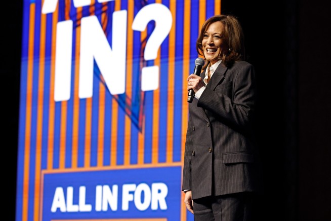 Harris Relaunches Campaign Accounts, With a Change
