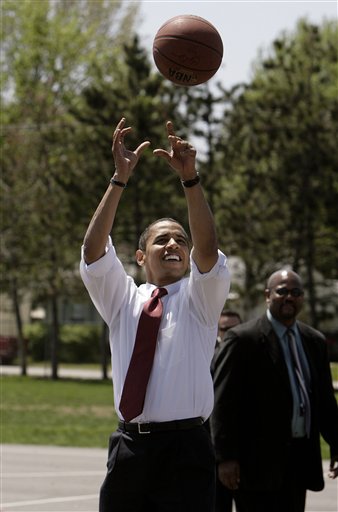 Obama Scores Cred With Sports Fans