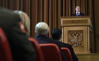 Medvedev: NATO Threat Means Russia Will Rearm