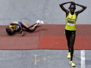 Ethiopian Man, Kenyan Woman Win Boston Marathon