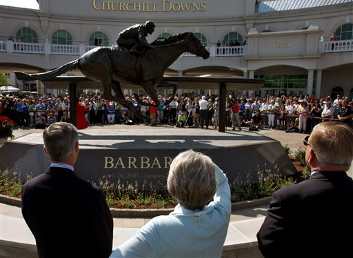 Barbaro Statue Awaits Ky. Derby Fans