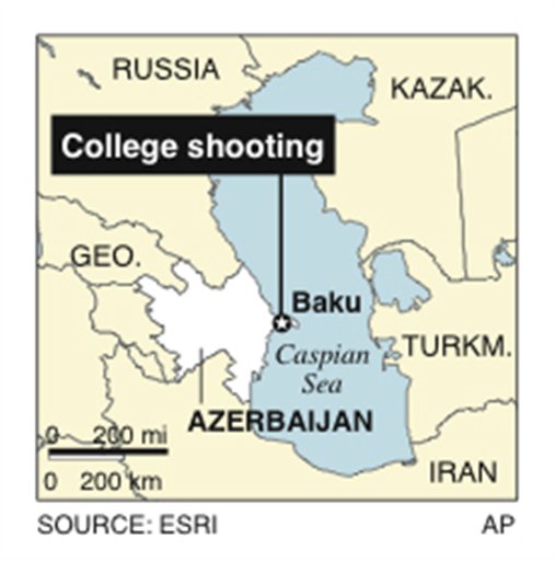 12 Killed in Azerbaijan School Shooting