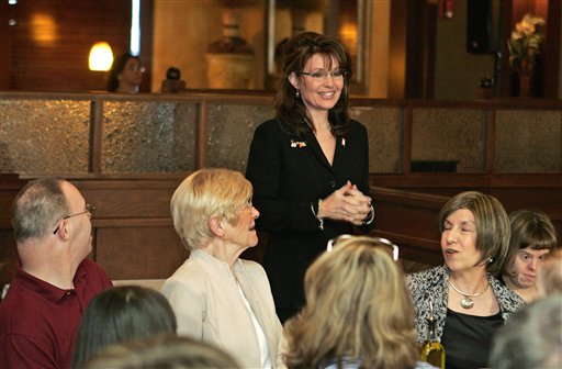 Palin Tours Feminist Landmarks