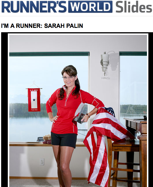 Palin Violates 'Flag Code' in Mag Photo