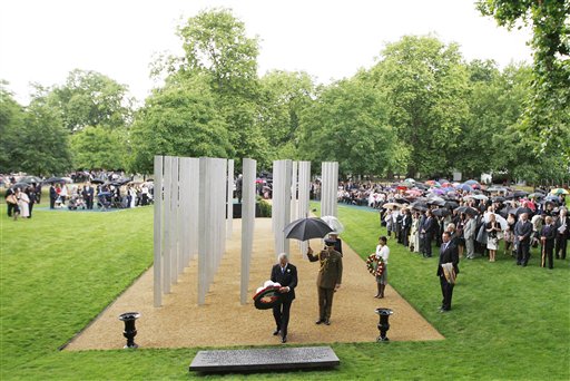 London Unveils Terror Memorial