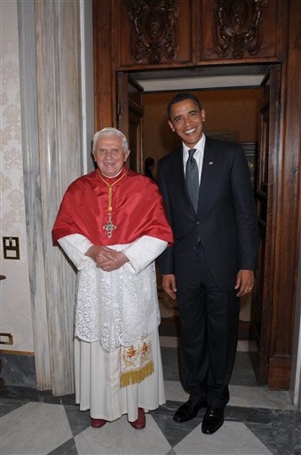Obama Promises Pope He'll Work to Cut US Abortions