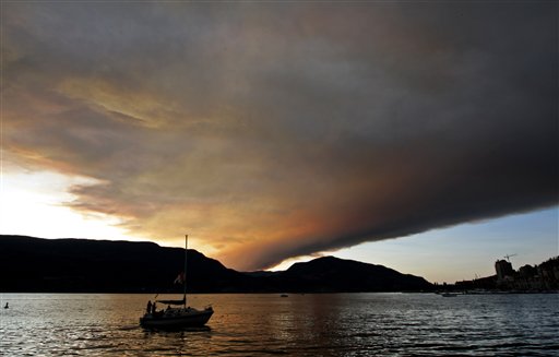 11,000 Flee Raging Wildfires in British Columbia