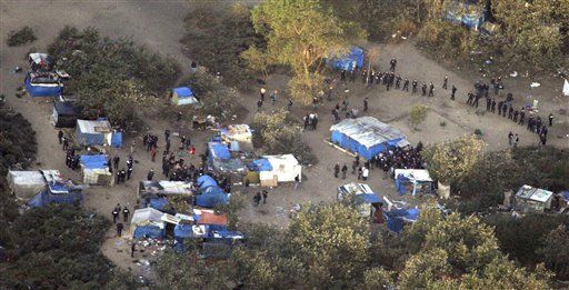 French Roust Migrant 'Jungle'