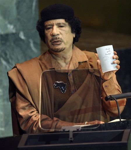 Gadhafi: Security Council Is 'Terror Council'
