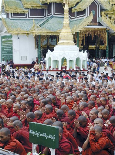 Burmese Protest Swells to 20K