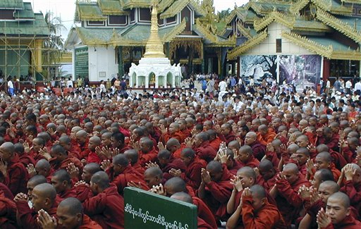 Burma's Monks Defy Crackdown