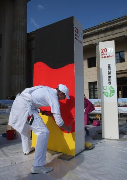 Domino Wall to Fall on Berlin Anniversary
