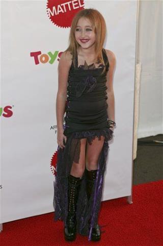 Miley's Little Sister Dons 'Dominatrix' Costume