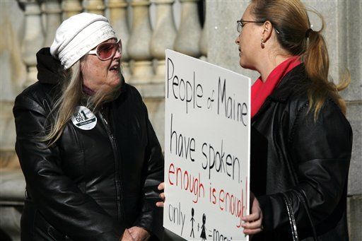 Gay Marriage Backers Say Fight Not Over in Maine