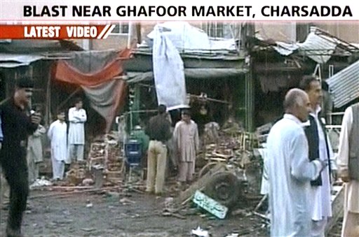 Bomb at Pakistan Market Kills 24