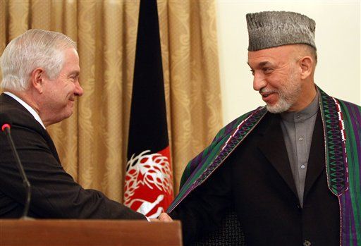 Cocky Karzai Calls Gates' Bluff