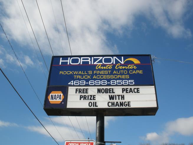Mechanic Offers a Nobel Prize for an Oil Change