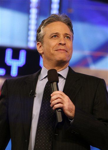 Jon Stewart Turns Barbs Against Obama