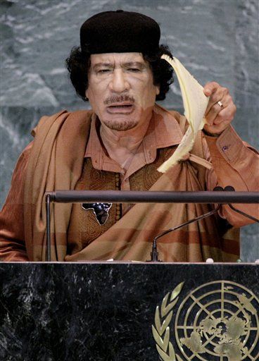 US Aide 'Sorry' for Dig at 'Senseless' Gadhafi