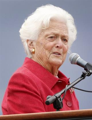 Barbara Bush Hospitalized in Texas