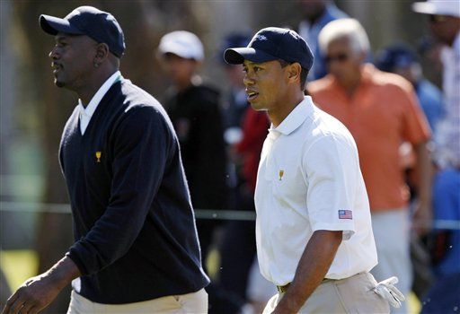 Michael Jordan, Charles Barkley: Tiger's Mentors?