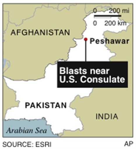 Suicide Car Bombs at US Consulate in Pakistan Kill 3