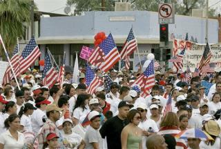 Fewer March for Immigration