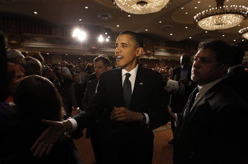 Obama Barks Back at Gay Rights Heckler