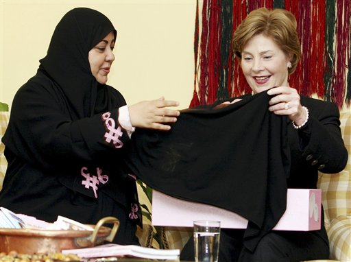 First Lady Pushes Saudis on Breast Cancer Awareness