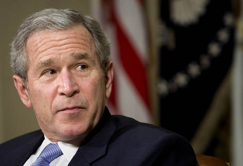 GOP Moderates Huddle With Bush on Iraq