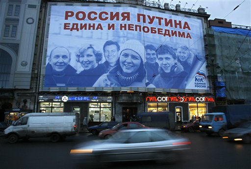 Russians Forced to Back Putin Party