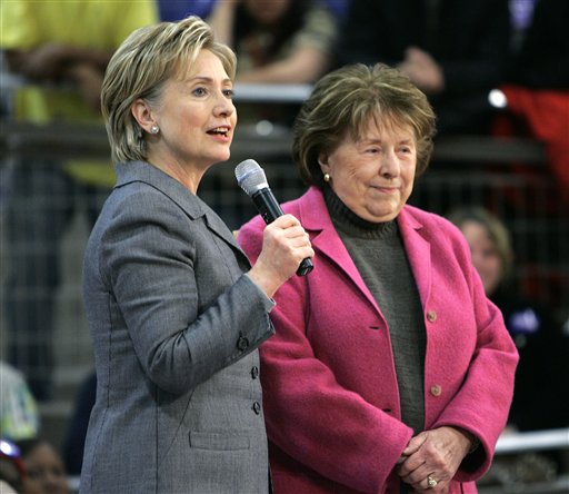 Hillary Joined by Chelsea, Mom