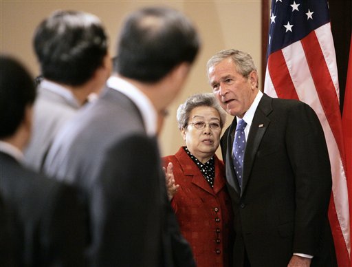 Bush Cozies Up to China