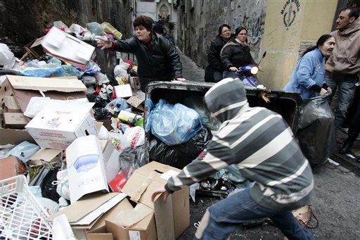 Trash Overwhelms Naples